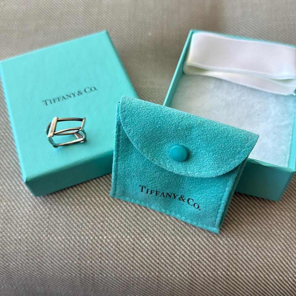 tiffany & co open torque square ring